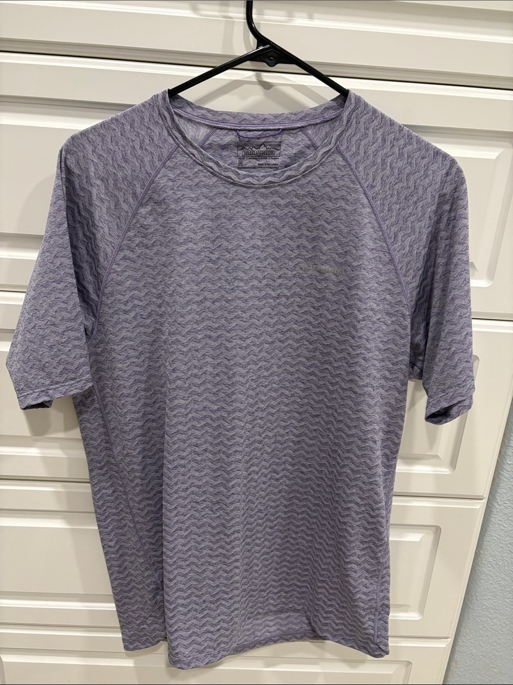 Patagonia Heathered Lavender Performance Tee